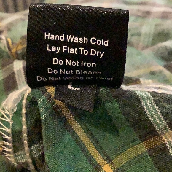 NWT POL 100% Cotton Distressed Frayed Multi Pattern Punk Hipster Button Down L - Picture 11 of 11